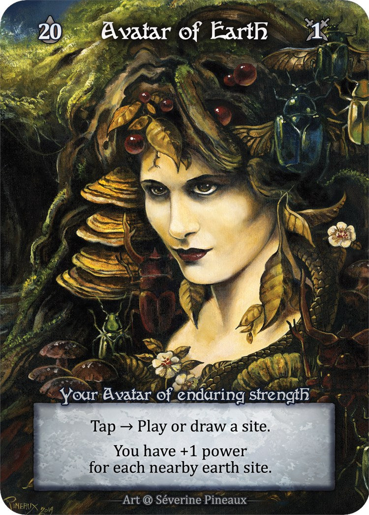 Avatar of Earth (Preconstructed Deck) [Alpha] | Exor Games New Glasgow