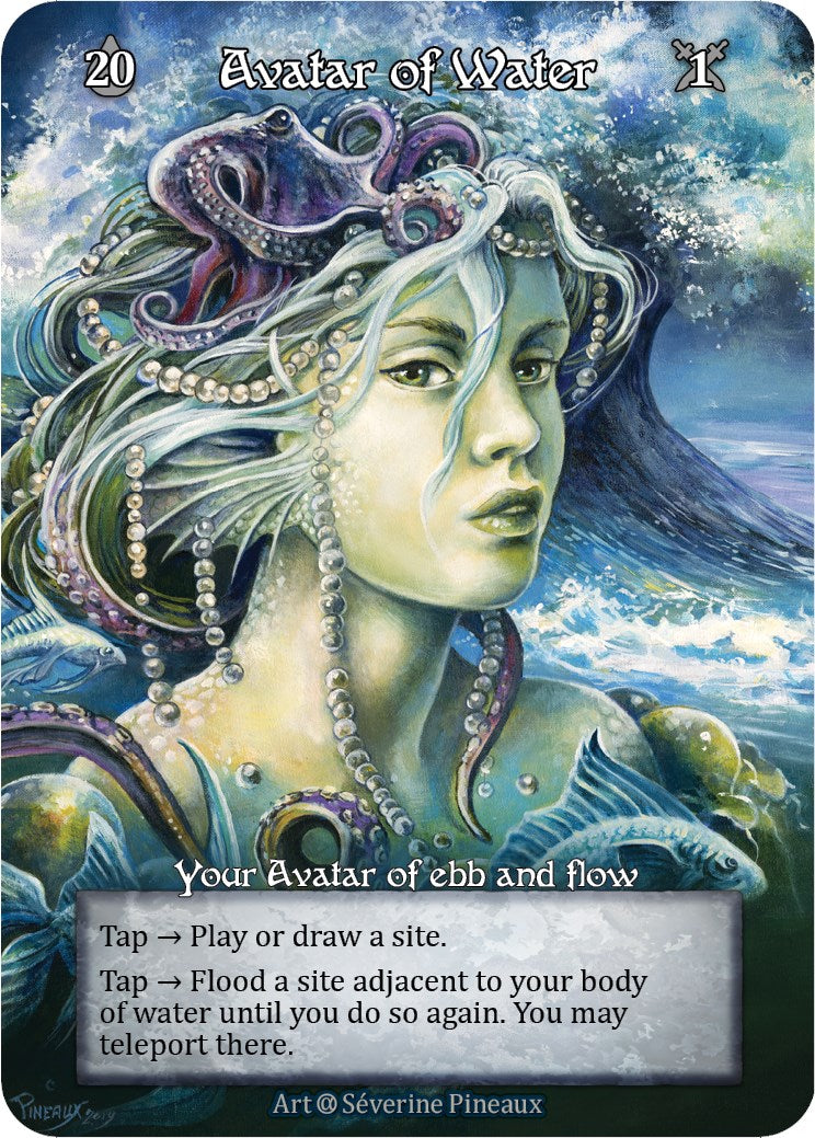 Avatar of Water (Foil) [Alpha] | Exor Games New Glasgow