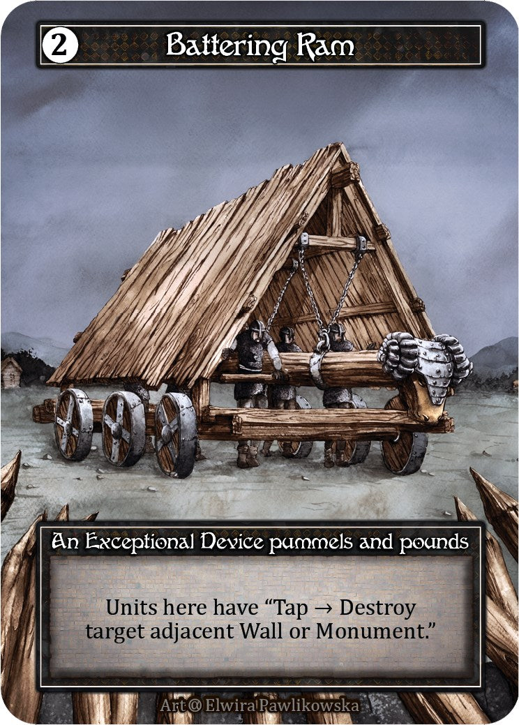 Battering Ram (Foil) [Alpha] | Exor Games New Glasgow