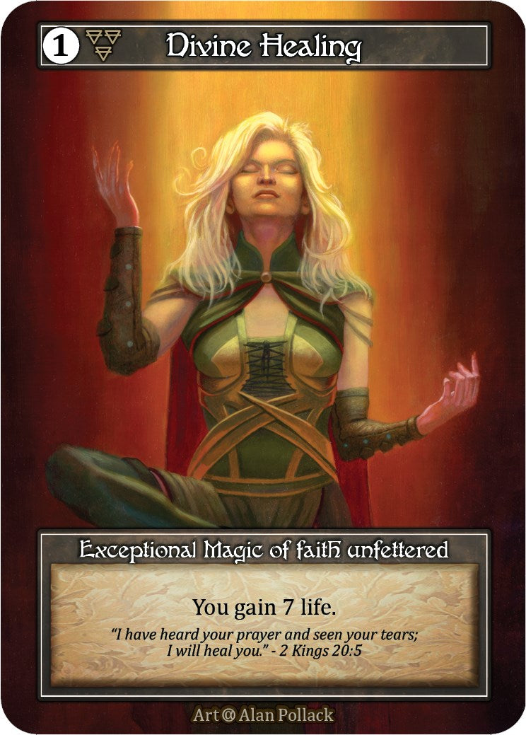Divine Healing (Foil) [Alpha] | Exor Games New Glasgow