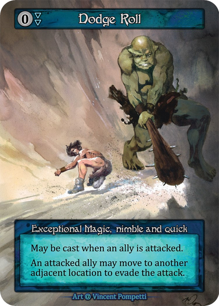 Dodge Roll (Preconstructed Deck) [Alpha] | Exor Games New Glasgow