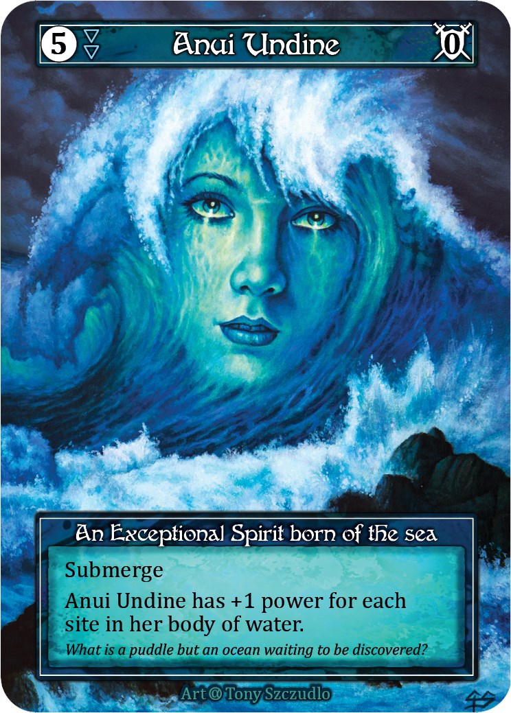 Anui Undine (Foil) [Alpha] | Exor Games New Glasgow