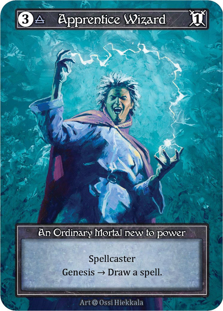 Apprentice Wizard (Foil) [Alpha] | Exor Games New Glasgow