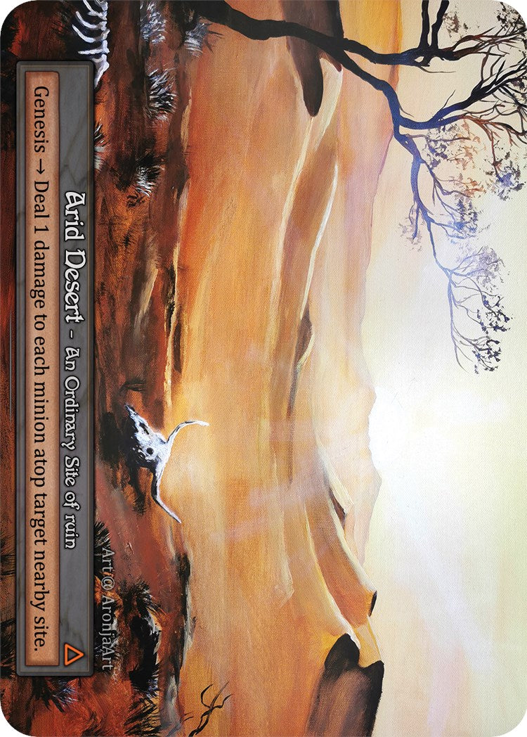 Arid Desert (Preconstructed Deck) [Alpha] | Exor Games New Glasgow
