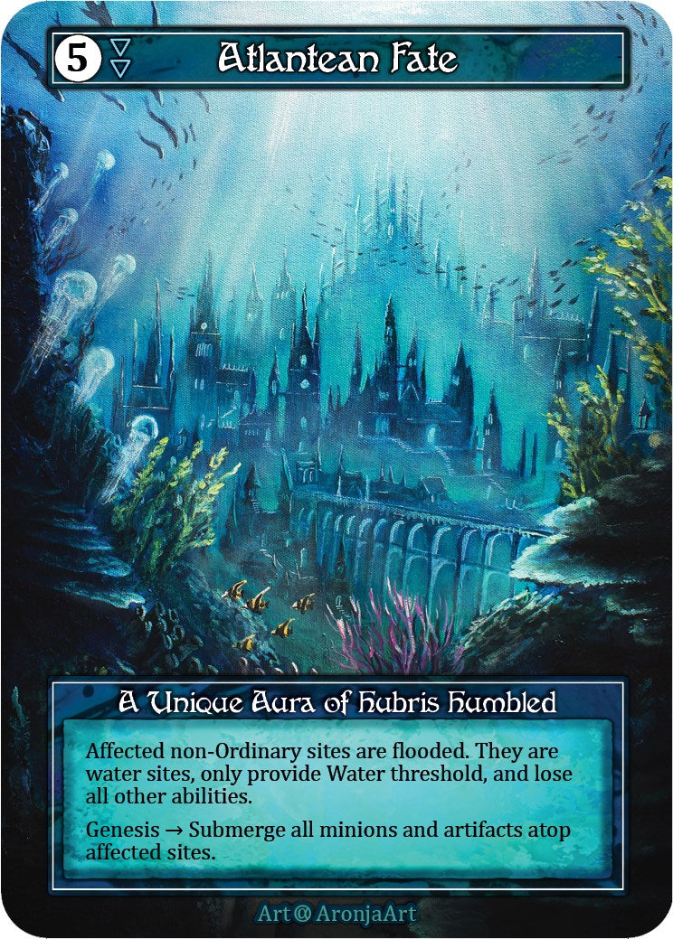 Atlantean Fate (Foil) [Alpha] | Exor Games New Glasgow