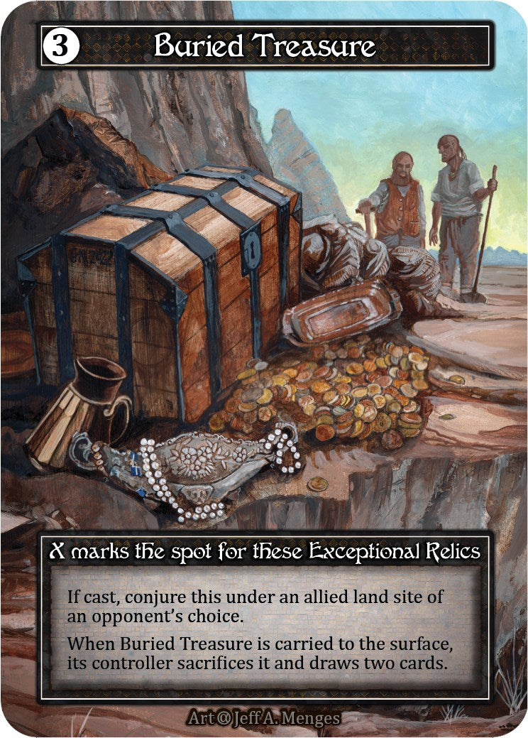 Buried Treasure (Foil) [Alpha] | Exor Games New Glasgow