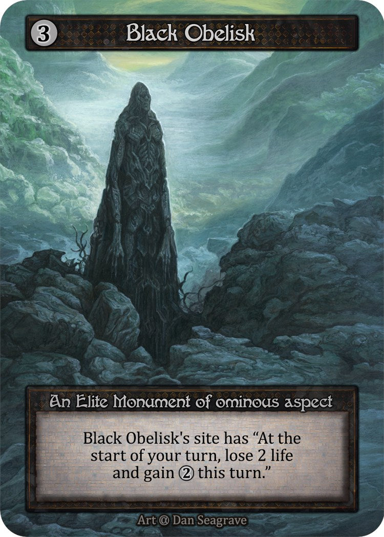Black Obelisk [Alpha] | Exor Games New Glasgow