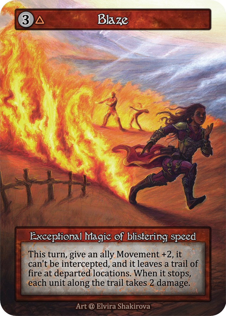 Blaze (Preconstructed Deck) [Alpha] | Exor Games New Glasgow