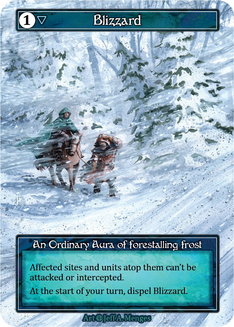 Blizzard (Foil) [Alpha] | Exor Games New Glasgow