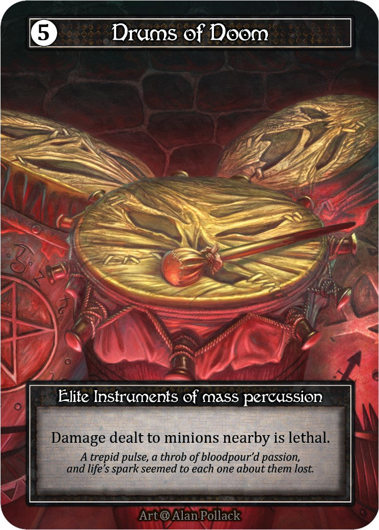 Drums of Doom (Foil) [Alpha] | Exor Games New Glasgow