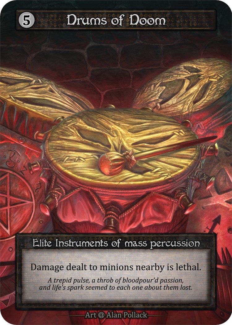 Drums of Doom (Preconstructed Deck) [Alpha] | Exor Games New Glasgow