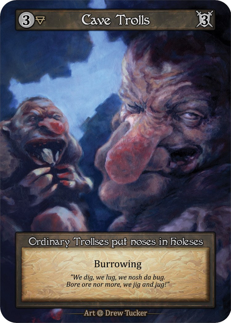 Cave Trolls (Preconstructed Deck) [Alpha] | Exor Games New Glasgow