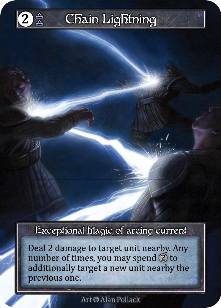 Chain Lightning (Foil) [Alpha] | Exor Games New Glasgow