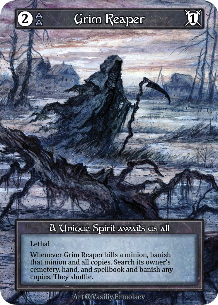 Grim Reaper (Foil) [Alpha] | Exor Games New Glasgow