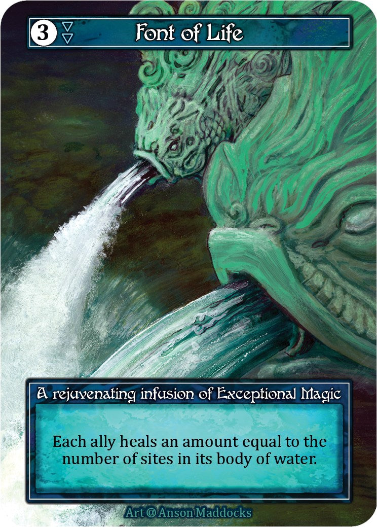 Font of Life (Foil) [Alpha] | Exor Games New Glasgow