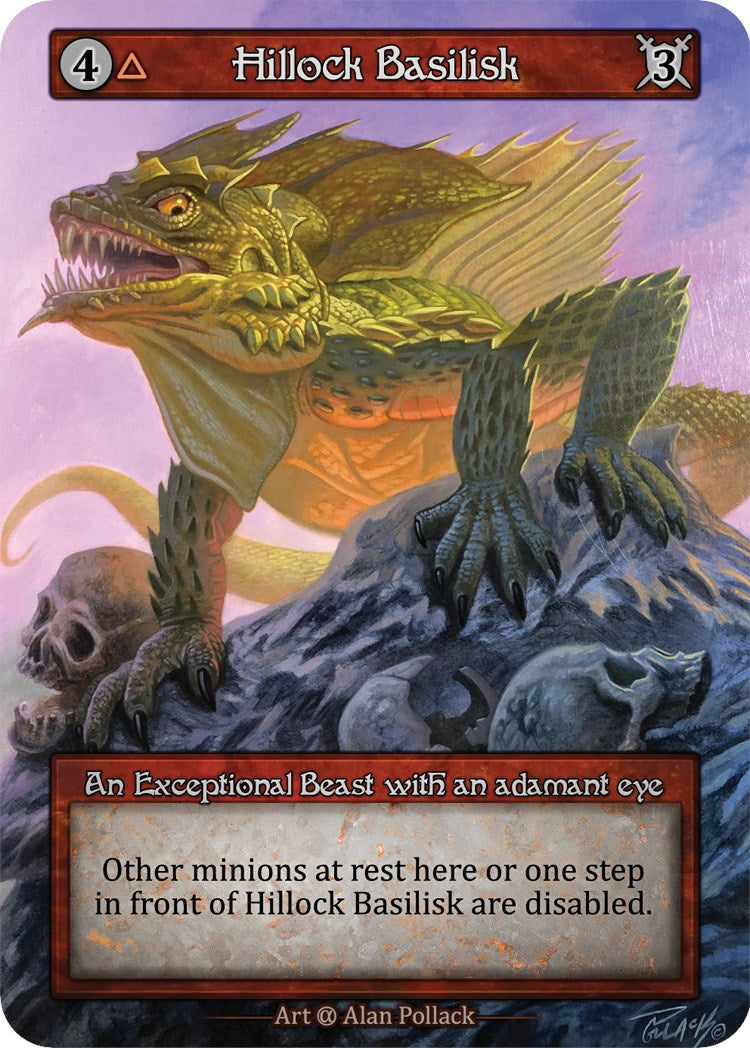 Hillock Basilisk (Preconstructed Deck) [Alpha] | Exor Games New Glasgow