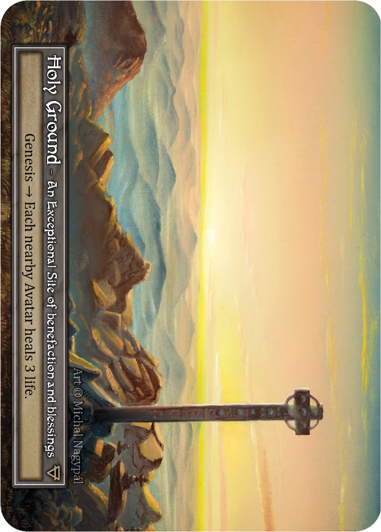 Holy Ground (Foil) [Alpha] | Exor Games New Glasgow