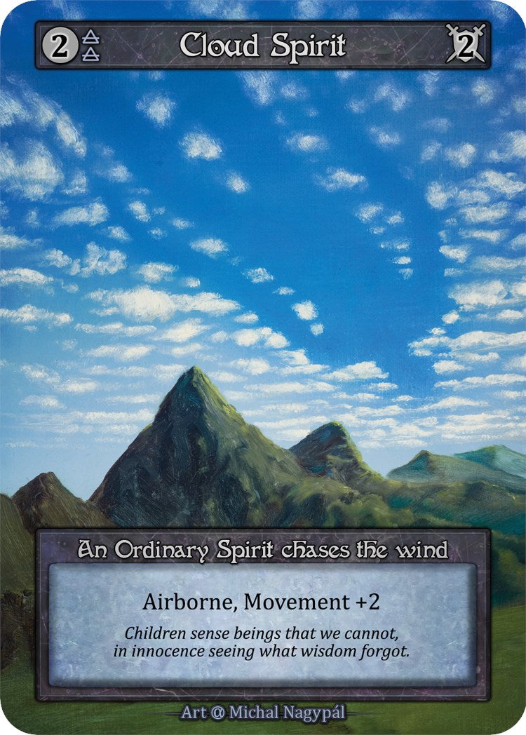Cloud Spirit (Preconstructed Deck) [Alpha] | Exor Games New Glasgow