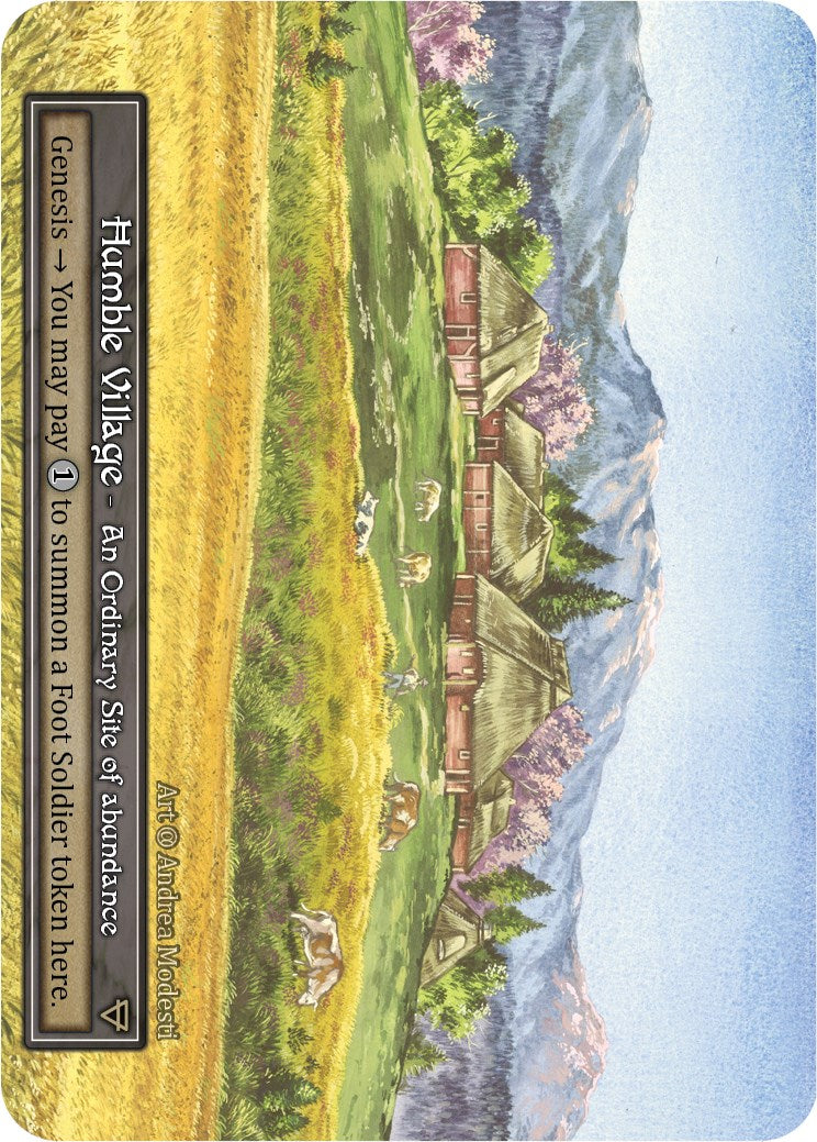 Humble Village (Foil) [Alpha] | Exor Games New Glasgow