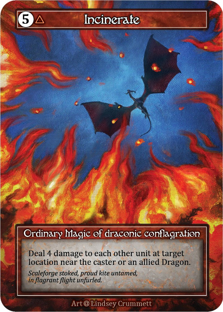 Incinerate (Foil) [Alpha] | Exor Games New Glasgow