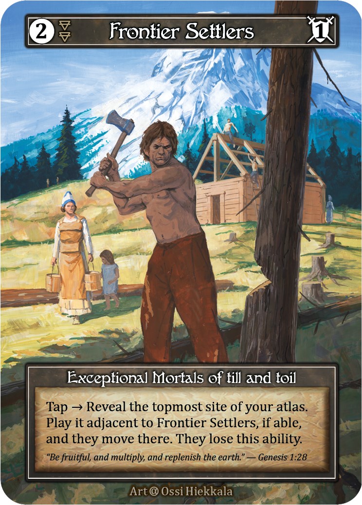 Frontier Settlers (Foil) [Alpha] | Exor Games New Glasgow