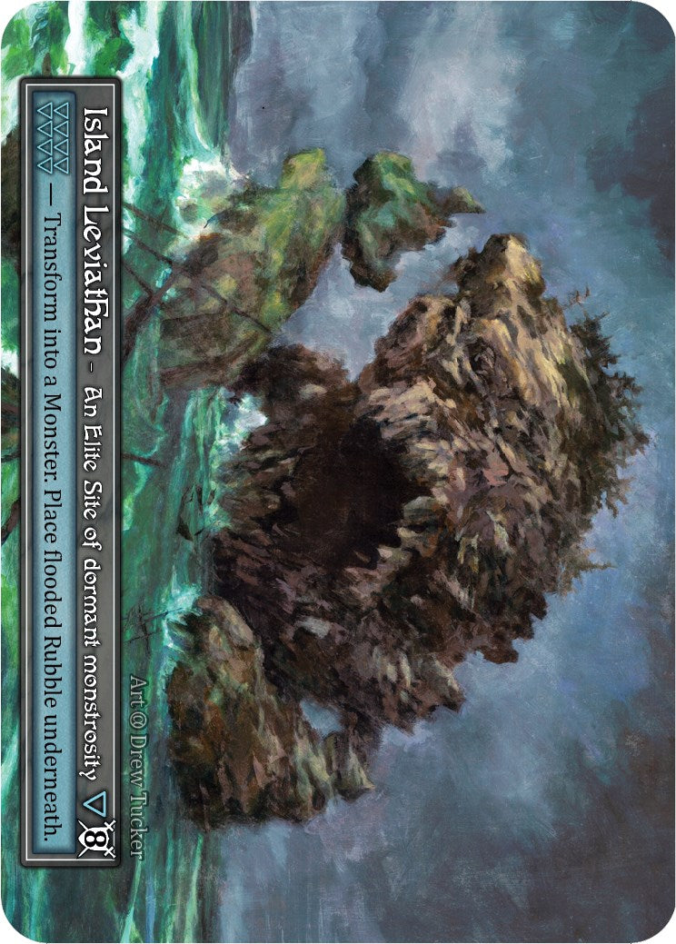 Island Leviathan (Foil) [Alpha] | Exor Games New Glasgow