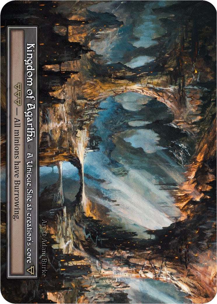 Kingdom of Agartha (Foil) [Alpha] | Exor Games New Glasgow