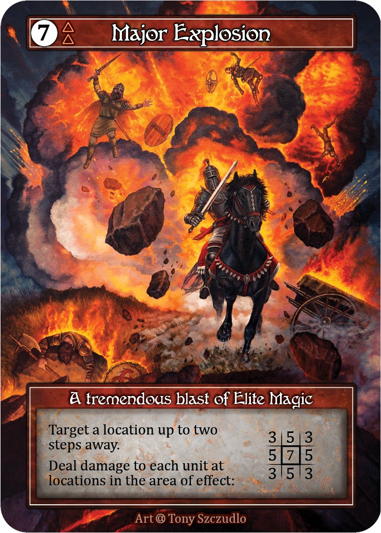 Major Explosion (Foil) [Alpha] | Exor Games New Glasgow