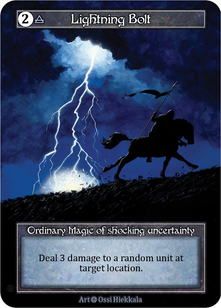Lightning Bolt (Foil) [Alpha] | Exor Games New Glasgow