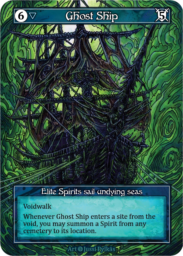 Ghost Ship (Foil) [Alpha] | Exor Games New Glasgow