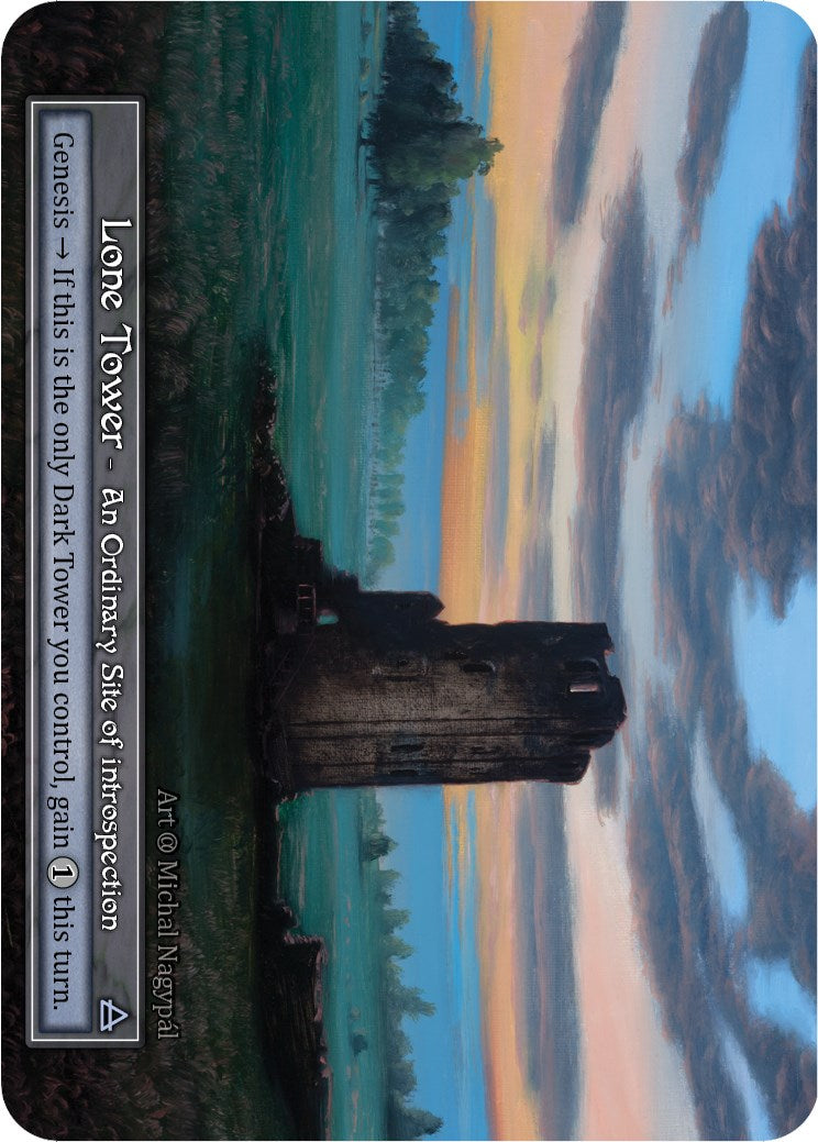 Lone Tower (Foil) [Alpha] | Exor Games New Glasgow