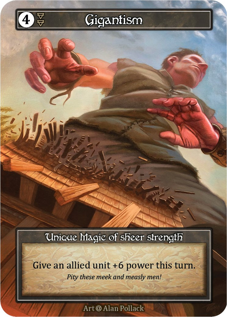 Gigantism (Foil) [Alpha] | Exor Games New Glasgow