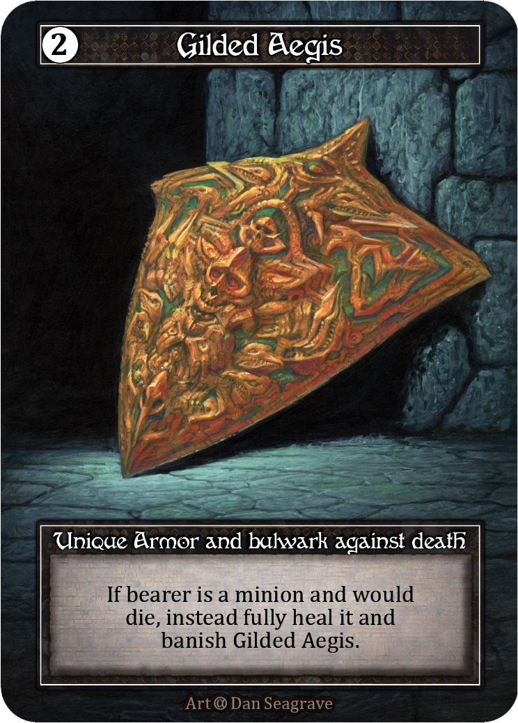 Gilded Aegis (Foil) [Alpha] | Exor Games New Glasgow
