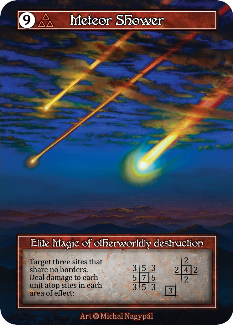 Meteor Shower (Foil) [Alpha] | Exor Games New Glasgow