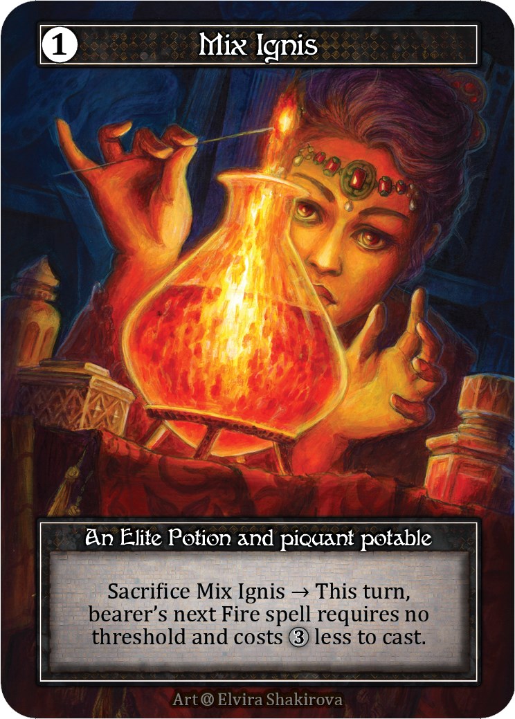 Mix Ignis (Foil) [Alpha] | Exor Games New Glasgow