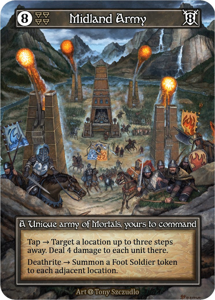 Midland Army (Foil) [Alpha] | Exor Games New Glasgow