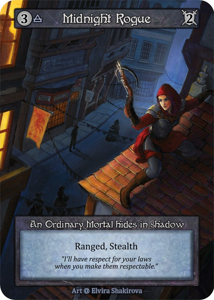 Midnight Rogue (Preconstructed Deck) [Alpha] | Exor Games New Glasgow