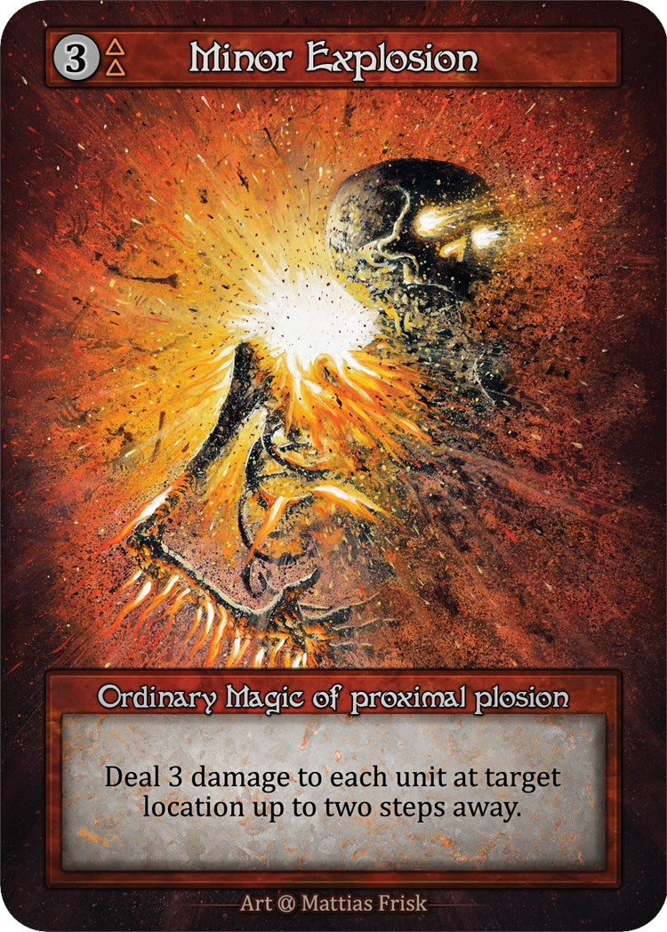 Minor Explosion (Preconstructed Deck) [Alpha] | Exor Games New Glasgow
