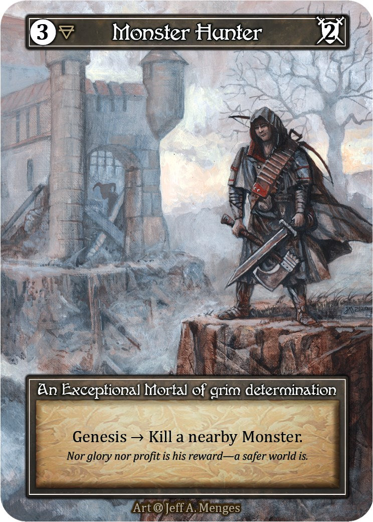 Monster Hunter (Foil) [Alpha] | Exor Games New Glasgow