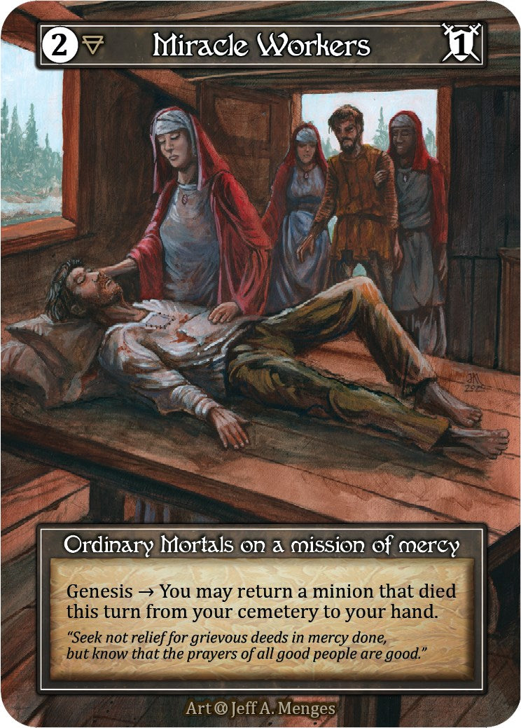 Miracle Workers (Foil) [Alpha] | Exor Games New Glasgow