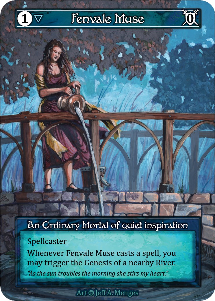 Fenvale Muse (Foil) [Alpha] | Exor Games New Glasgow