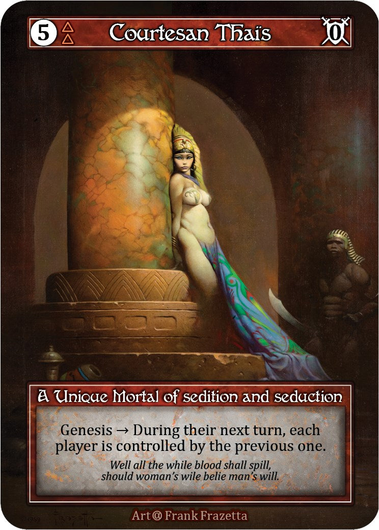 Courtesan Thais (Foil) [Alpha] | Exor Games New Glasgow
