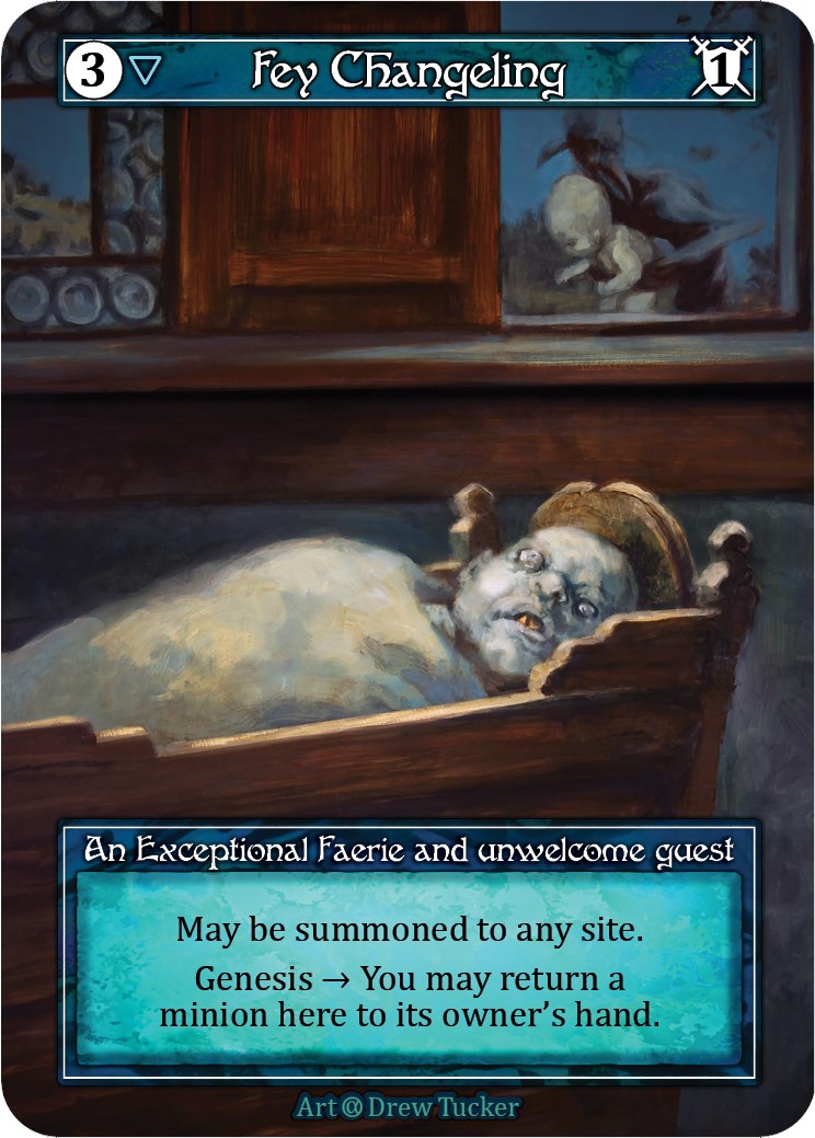 Fey Changeling (Foil) [Alpha] | Exor Games New Glasgow