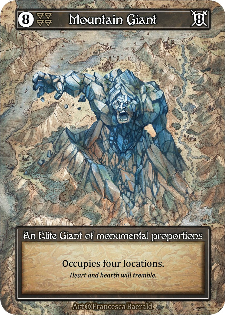 Mountain Giant (Foil) [Alpha] | Exor Games New Glasgow