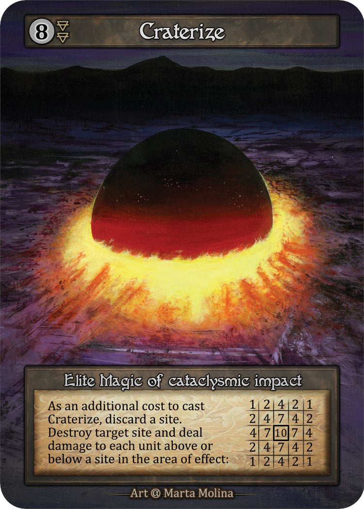 Craterize (Preconstructed Deck) [Alpha] | Exor Games New Glasgow