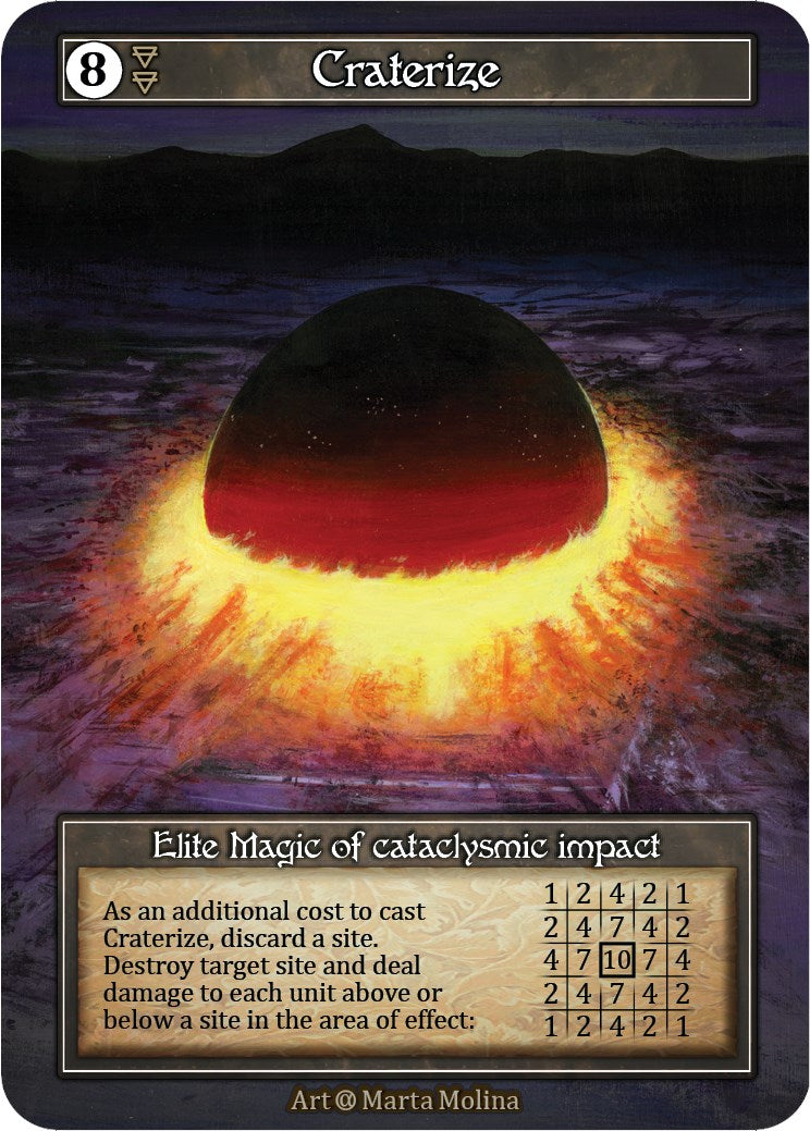 Craterize (Foil) [Alpha] | Exor Games New Glasgow