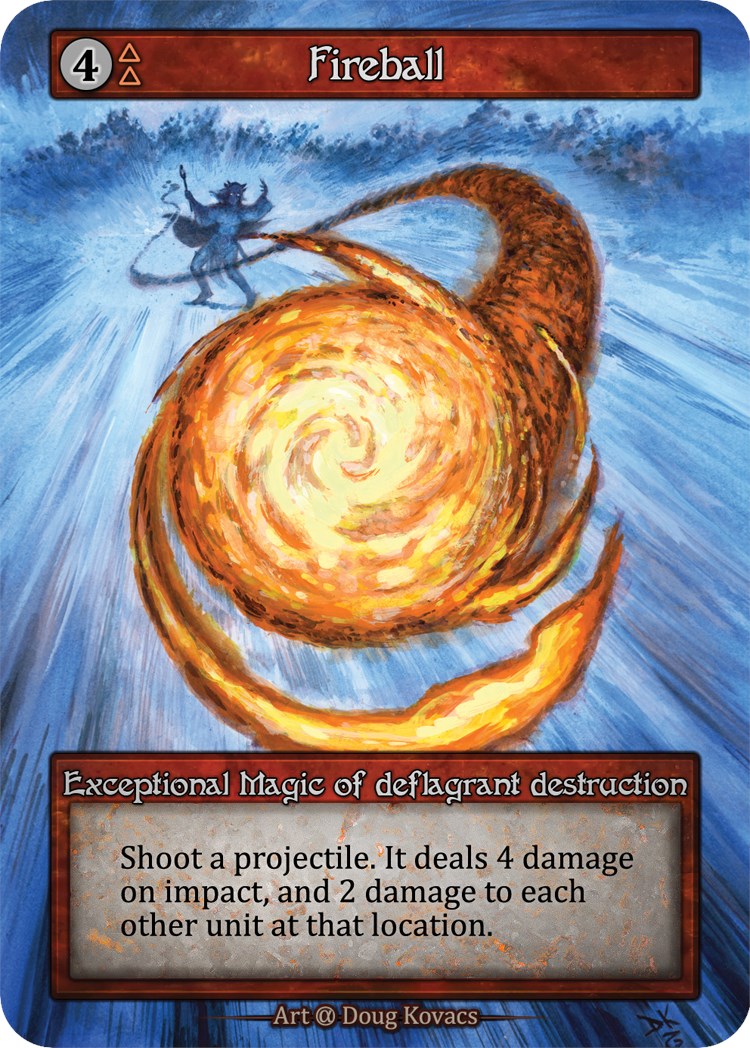 Fireball (Preconstructed Deck) [Alpha] | Exor Games New Glasgow