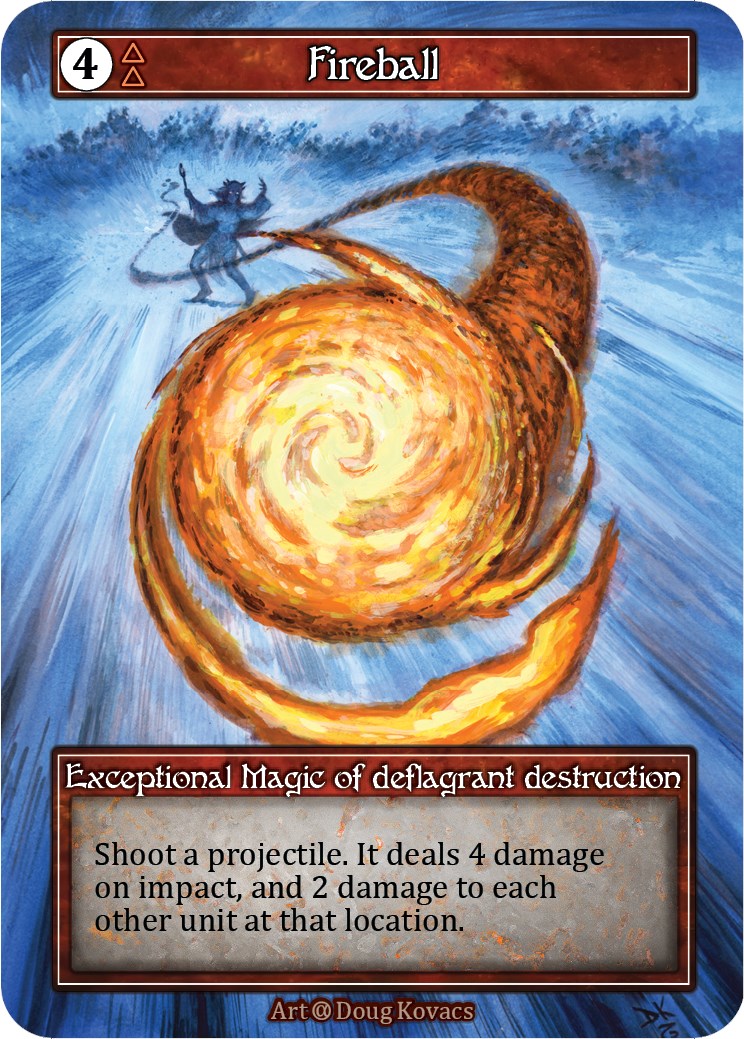 Fireball (Foil) [Alpha] | Exor Games New Glasgow