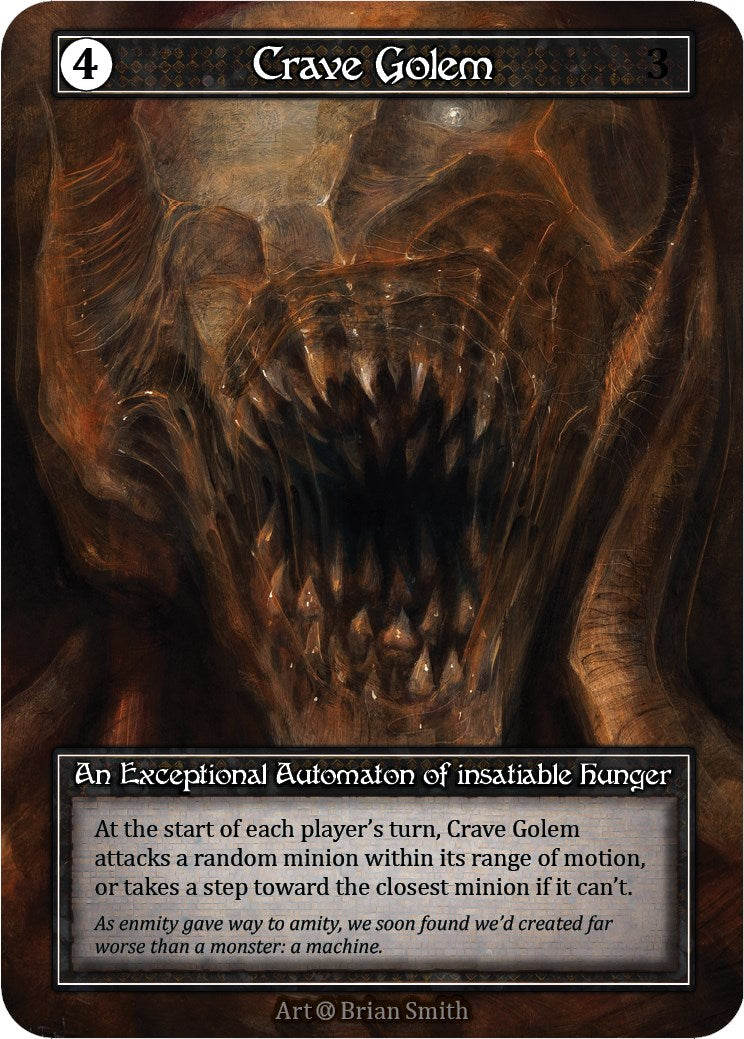 Crave Golem (Foil) [Alpha] | Exor Games New Glasgow