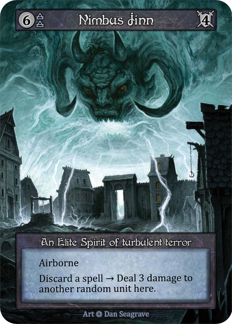 Nimbus Jinn (Preconstructed Deck) [Alpha] | Exor Games New Glasgow